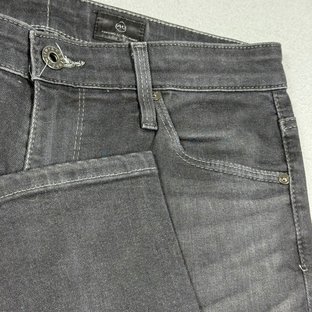AG Adriano Goldschmied Farrah Skinny Ankle High Rise Jeans Dark Grey Size 27R